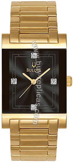 Bulova Diamond Mens Watch 97F50