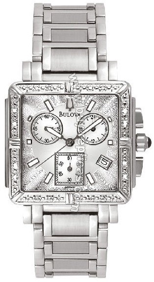 Bulova Diamond Chronograph Ladies Watch 96R000