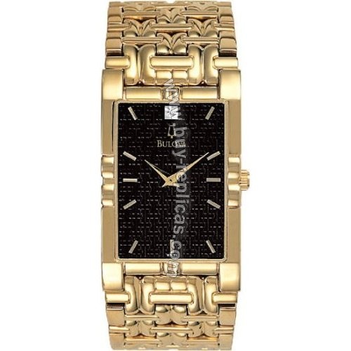 Bulova 97F59 Diamond Series Black  Dial Men's Watch