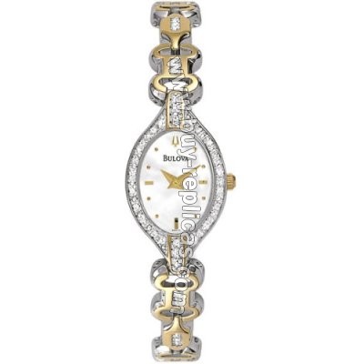 Bulova 98W08 Diamond Series Mother of Pearl Dial Women's Watch