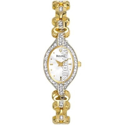 Bulova 98W09 Diamond Series Mother of Pearl Dial Women's Watch