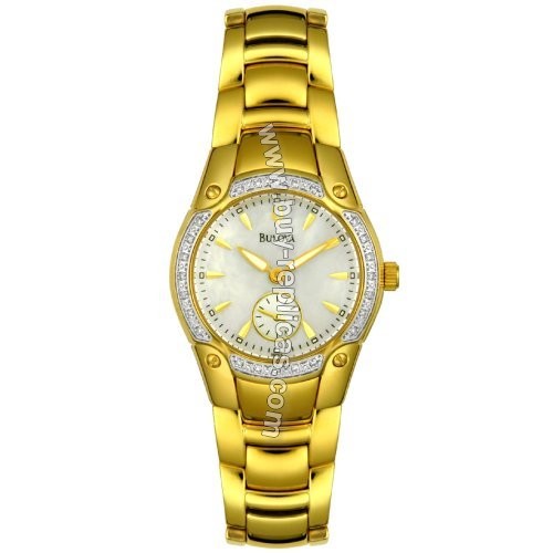 Bulova 98W06 Diamond Series Mother of Pearl Dial Women's Watch