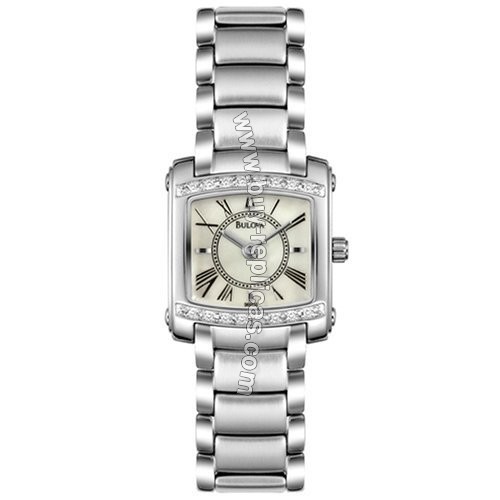 Bulova 96R56 Diamond Series Mother of Pearl Dial Women's Watch