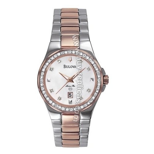 Bulova 98W11 Diamond Series Mother of Pearl Dial Women's Watch