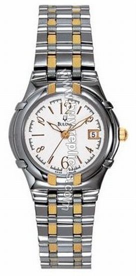 Bulova Bracelet Two-Tone Stainless Steel Ladies Watch 98U26