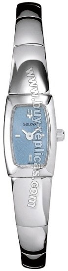 Bulova Bracelet Steel Blue Ladies Watch 96L98