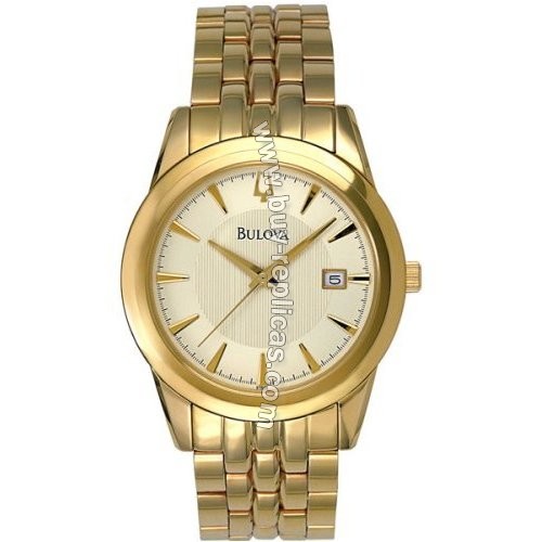 Bulova 97B66 Bracelet Series Ivory Dial Men's Watch