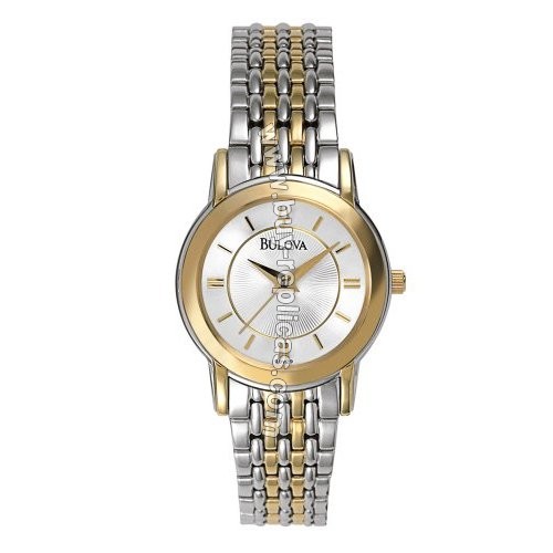 Bulova Bracelet Two-tone Steel Ladies Watch 98V29