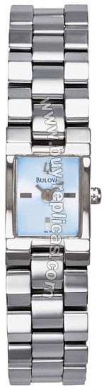 Bulova Bracelet Steel Blue Ladies Watch 96L70