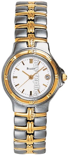 Bulova Bracelet Two-Tone Steel Ladies Watch 98M36