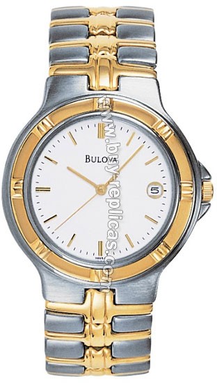 Bulova Bracelet Two-Tone Steel Mens Watch 98B52