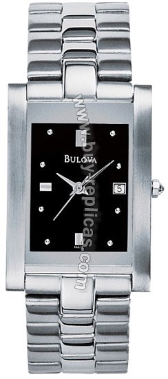 Bulova Bracelet Steel Black Mens Watch 96B59