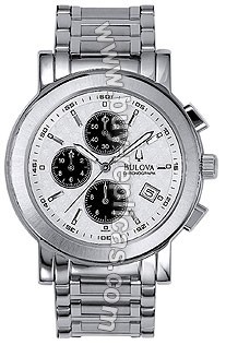 Bulova Bracelet Chronograph Mens Watch 96G32