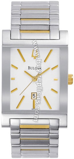 Bulova Bracelet Two-tone Steel Mens Watch 98H27