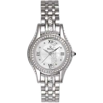 Bulova 96T62 Crystal Series Mother of Pearl Dial Women's Watch