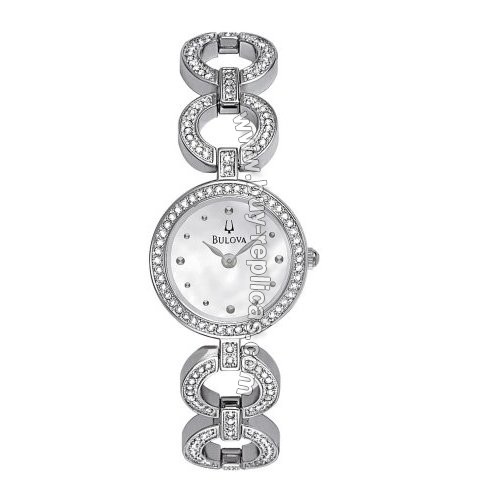 Bulova 96T61 Crystal Series Mother of Pearl Dial Women's Watch