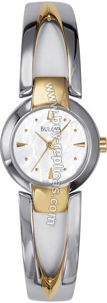 Bulova Bangle Two-Tone Ladies Watch 98T80