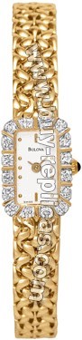 Bulova 14kt Yellow Gold 16 Diamond Ladies Watch 95U22