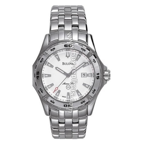 Bulova 96G91 Marine Star  Series White Dial Men's Watch