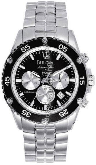 Bulova 98H25 Marine Star Series Black Dial Men's Watch