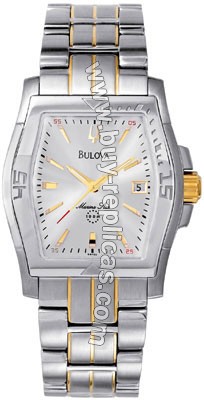 Bulova Marine Star Two-Tone Mens Watch 98H20