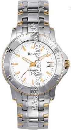 Bulova Marine Star Two-Tone Mens Watch 98H21