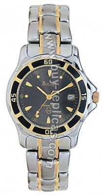 Bulova Marine Star Two-Tone Mens Watch 98G05