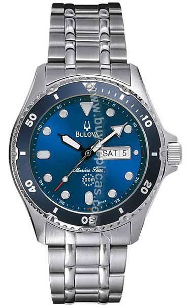 Bulova Marine Star Blue Mens Watch 98C62