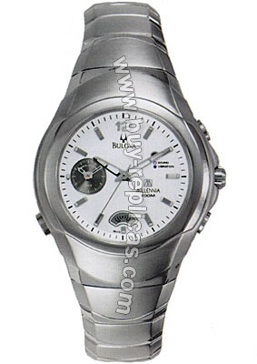 Bulova Vibra-Alarm Millennia Mens Watch 96A16