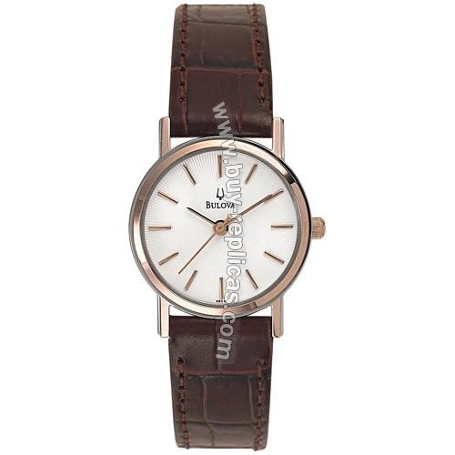 Bulova 98V31 Strap Series White Dial Women's Watch