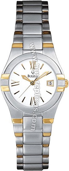 Bulova Dress Two-Tone Steel Ladies Watch 98U28