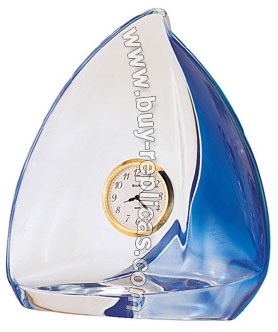 Bulova Maritime Crystal Windswept II Table Clock B9833