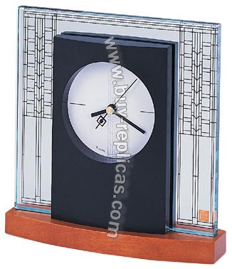 Bulova Frank Lloyd Wright Glasner House Table Clock B7750