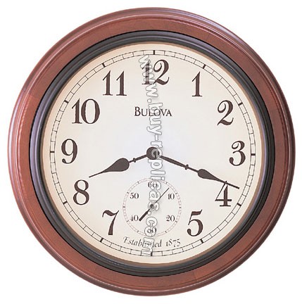 Bulova Walnut Wooden Wall Richmond Clock C4447