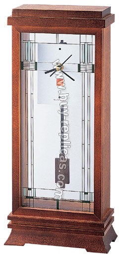 Bulova Frank Lloyd Wright Willits Mantel Clock B1839