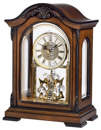 Bulova Mantel Chimes Durant Walnut Table Clock B1845