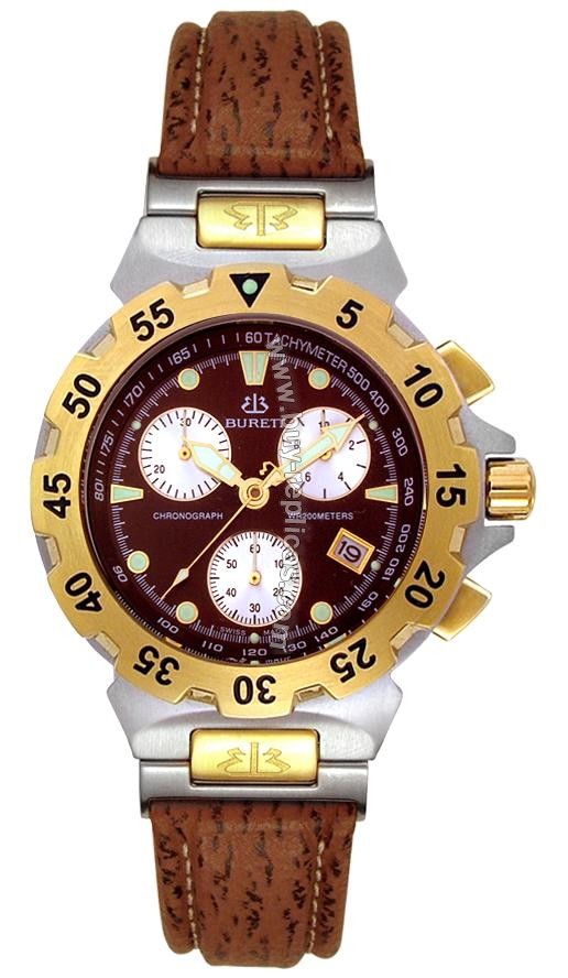 Burett Neo Abyss Two Tone Swiss Chronograph Men's Watch B4602CO