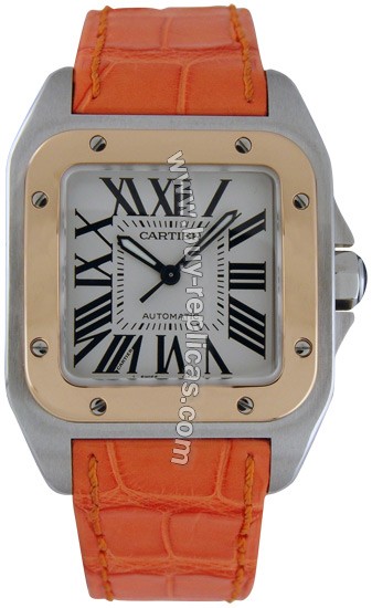 Cartier Santos 100 Unisex Watch W20107X7-OR