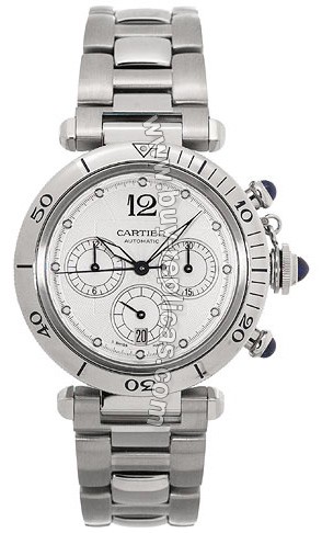 Cartier Pasha Chronograph Automatic Mens Watch W31030H3