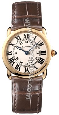 Cartier Ronde Louis 18kt Rose Gold Ladies Watch W6800151