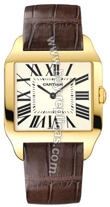 Cartier Santos Dumont 18kt Yellow Gold Mens Watch W2008751