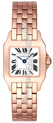 Cartier Santos Demoiselle 18kt Rose Gold Ladies Watch W25073X9