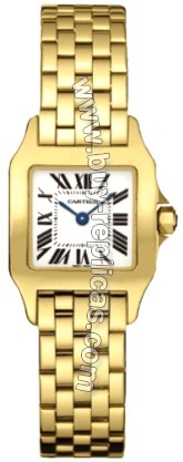 Cartier Santos Demoiselle 18kt Yellow Gold Mini Ladies Watch W25063X9