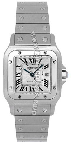 Cartier Santos Steel Automatic Mens Watch W20055D6