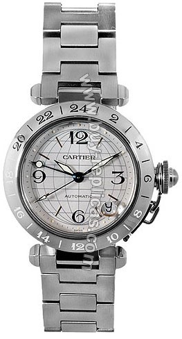 Cartier Pasha C GMT Mens Watch W31029M7