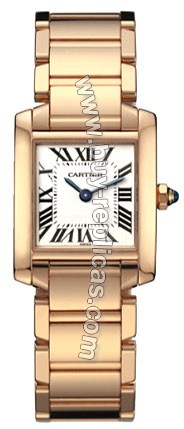 Cartier Tank Francaise 18kt Rose Gold Ladies Watch W500264H