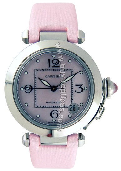 Cartier Pasha C Pink Ladies Watch W3106499