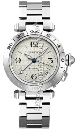 Cartier Pasha C GMT Automatic Mens Watch W31078M7