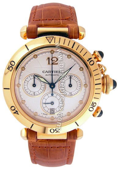 Cartier Pasha C 18kt Yellow Gold Automatic Mens Watch W3014051