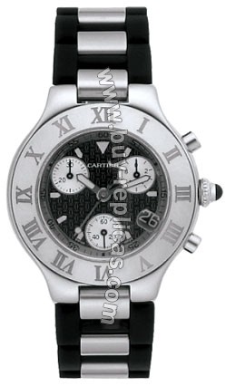 Cartier Must 21 Chronoscaph Mens Watch W10125U2